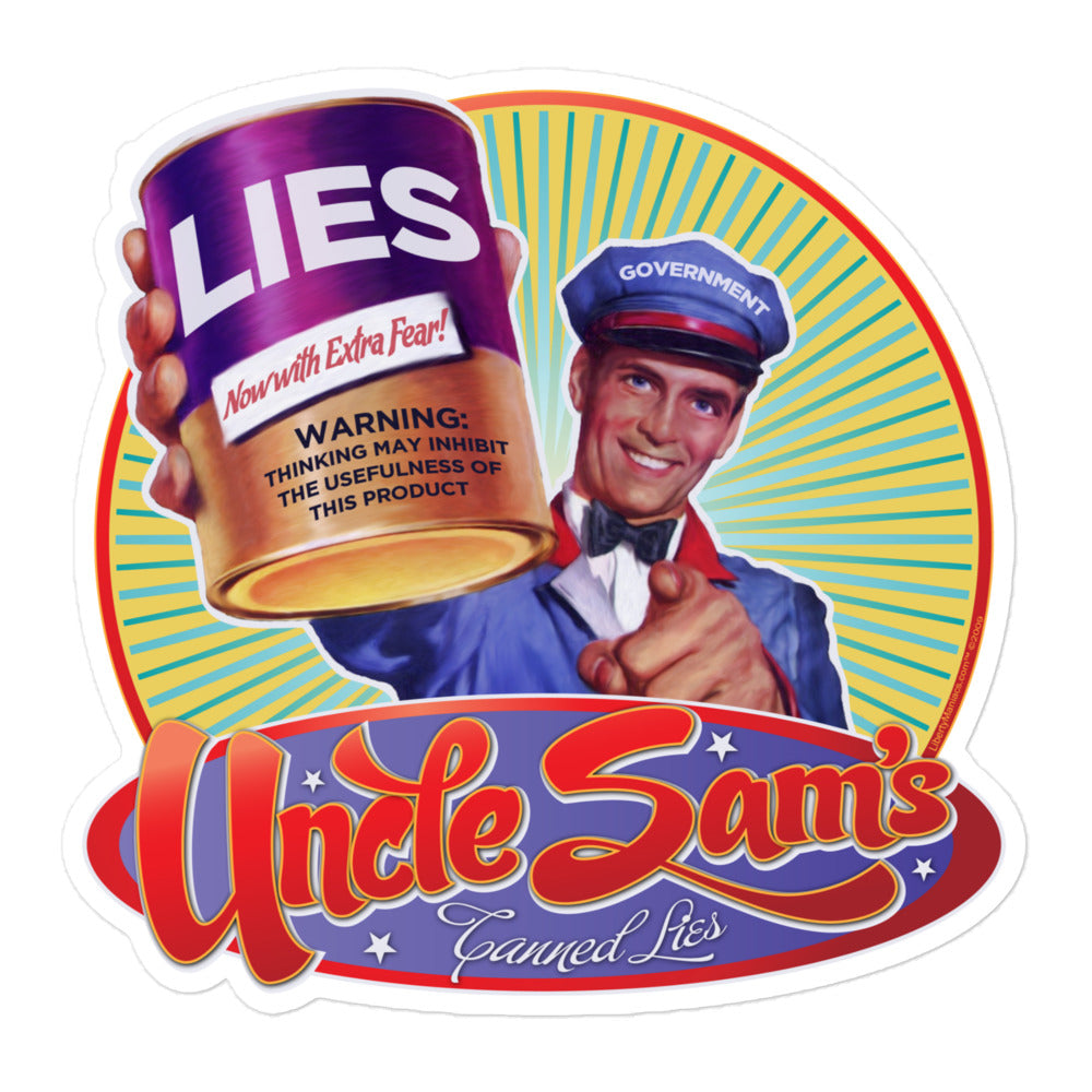 Government Lies Sticker