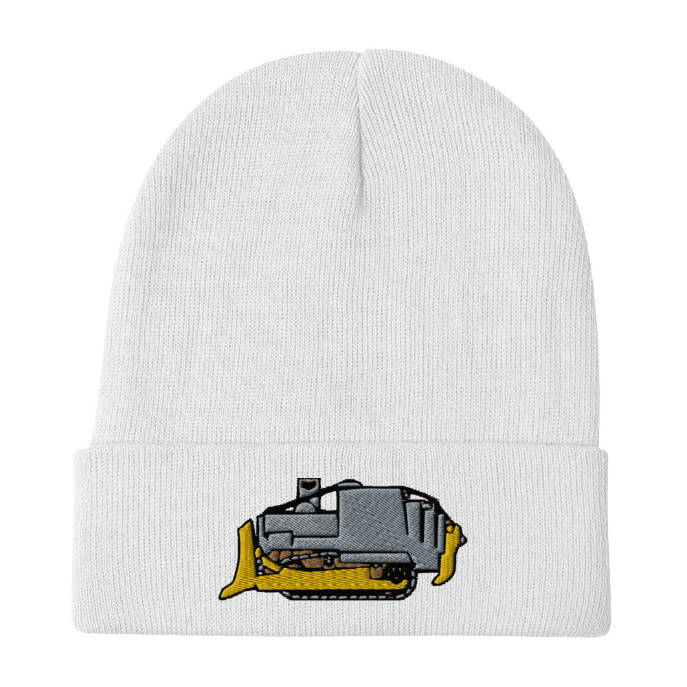 Killdozer embroidered beanie product image with cult-history cold-weather design