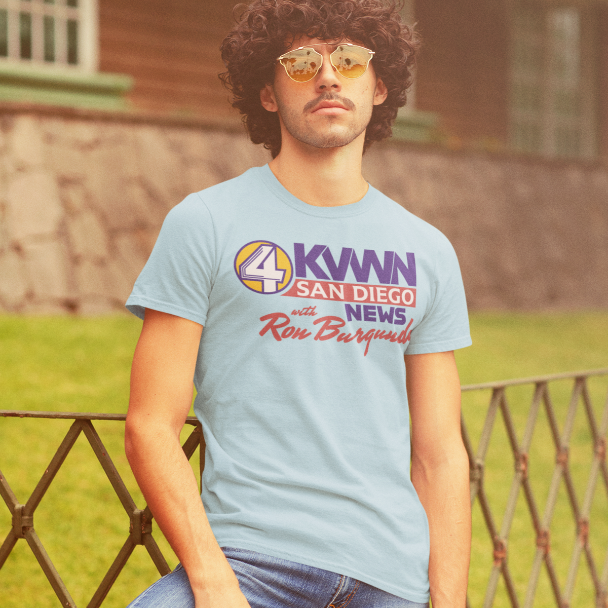 KVWN News with Ron Burgundy Shirt