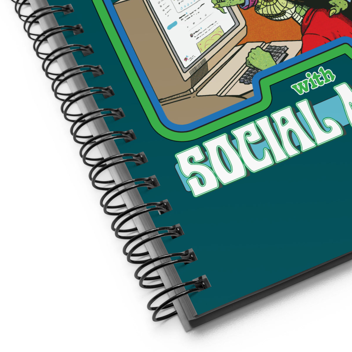Let&#39;s Destroy the World With Social Media Spiral Notebook