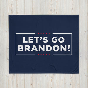 Let's Go Brandon Stadium Blanket