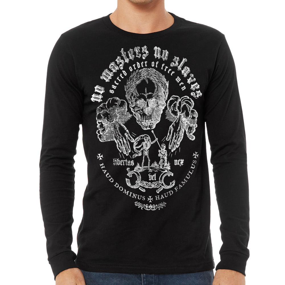 No Masters No Slaves Unisex Long Sleeve Tee