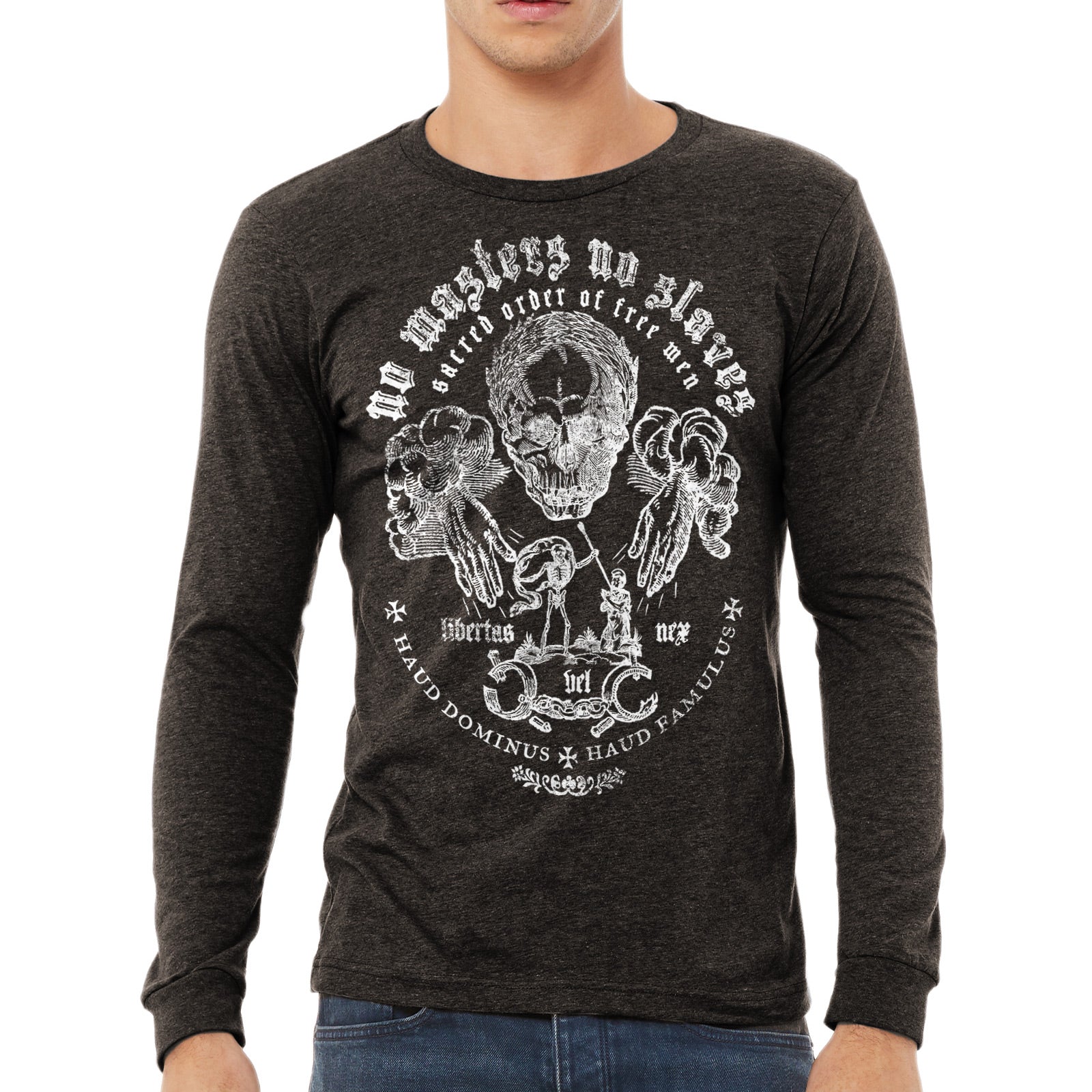 No Masters No Slaves Unisex Long Sleeve Tee