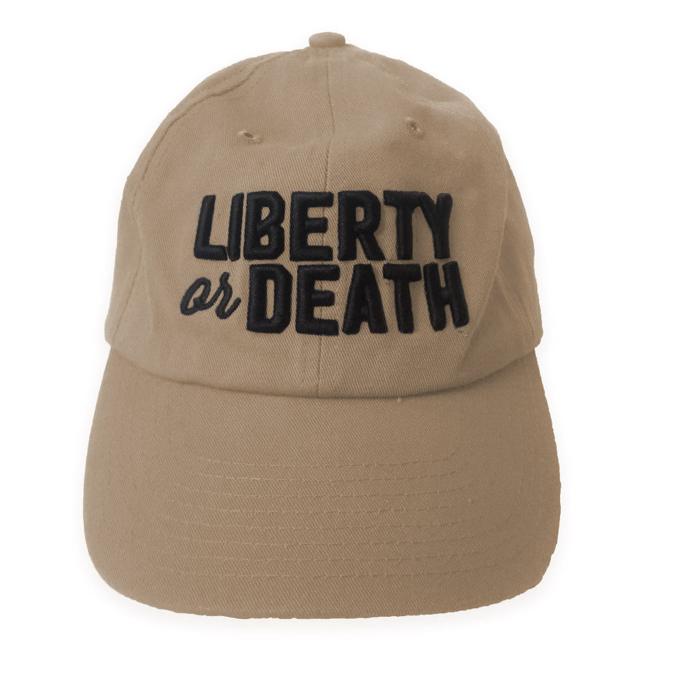 Liberty or Death Embroidered 3D Puff Dad Hat