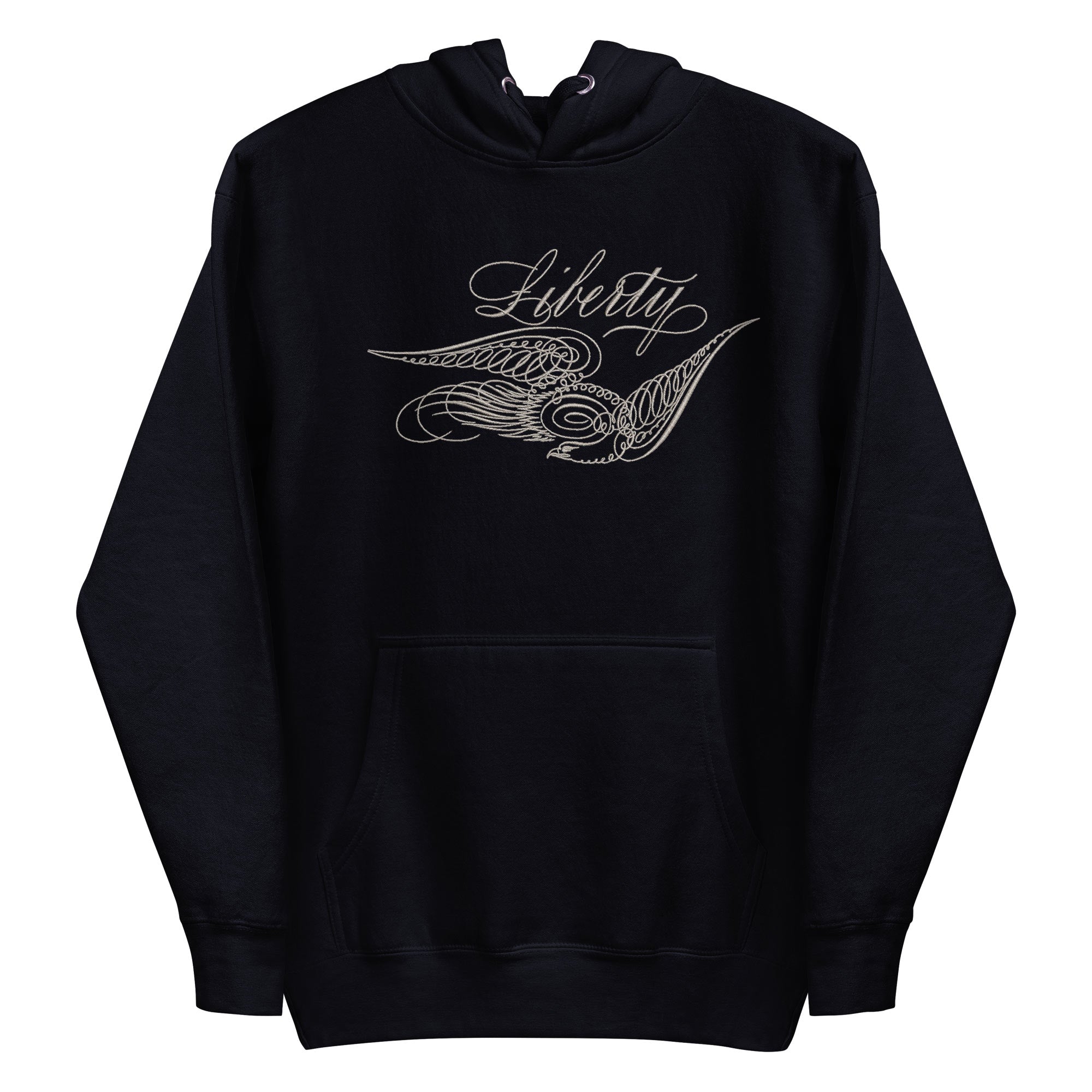 Liberty Eagle Embroidered Hoodie Sweatshirt