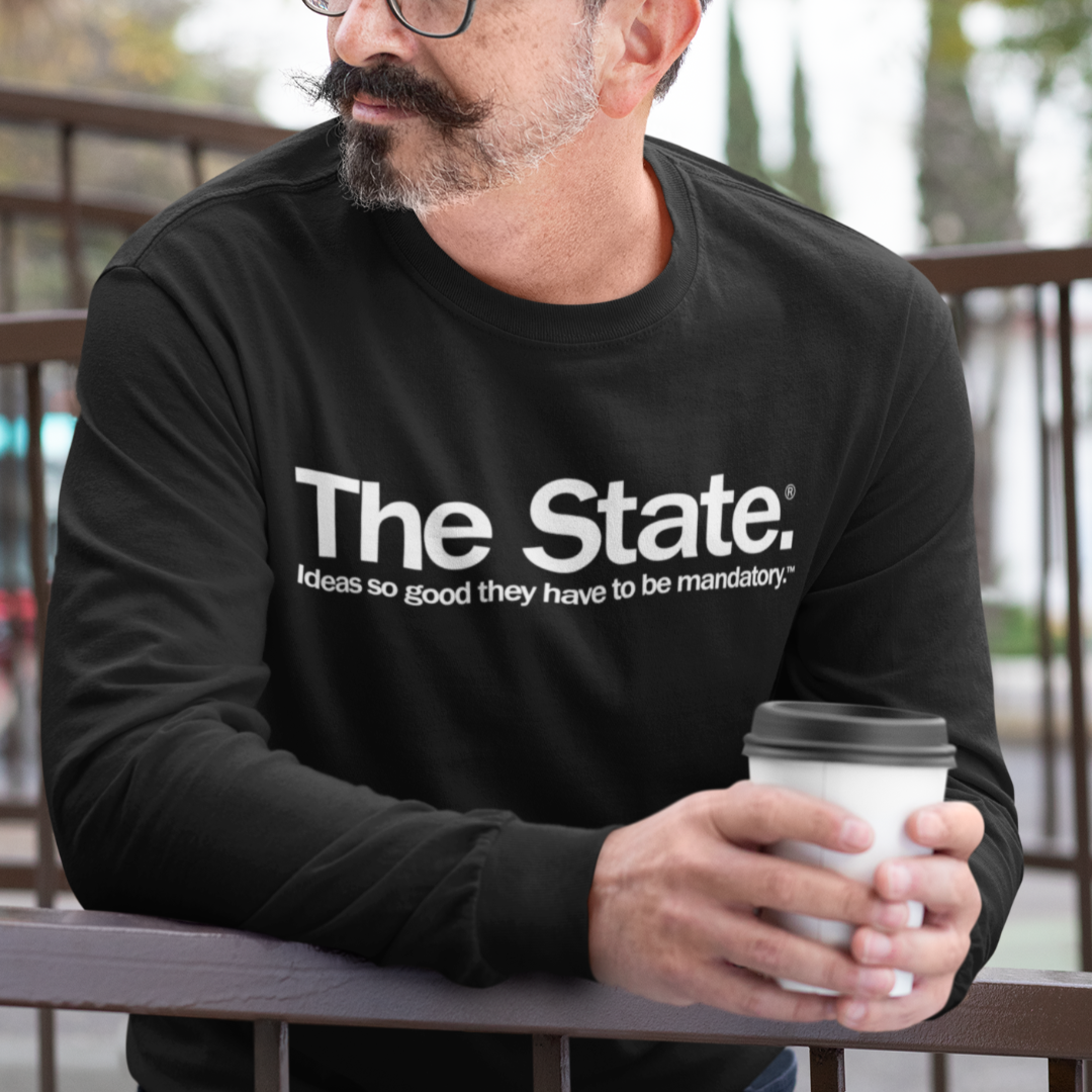 Mandatory Ideas Long Sleeve Statism T-shirt