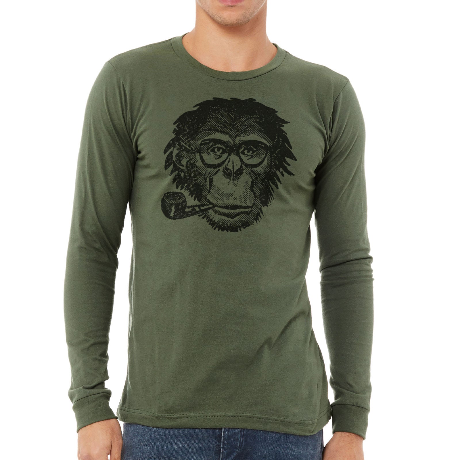 Highly Evolved Chimpanzee Unisex Long Sleeve Graphic Tee