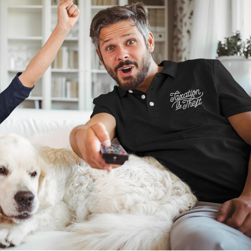 Taxation Is Theft Men&#39;s Polo