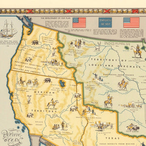 Historical Map of the United States After the Louisiana Purchase