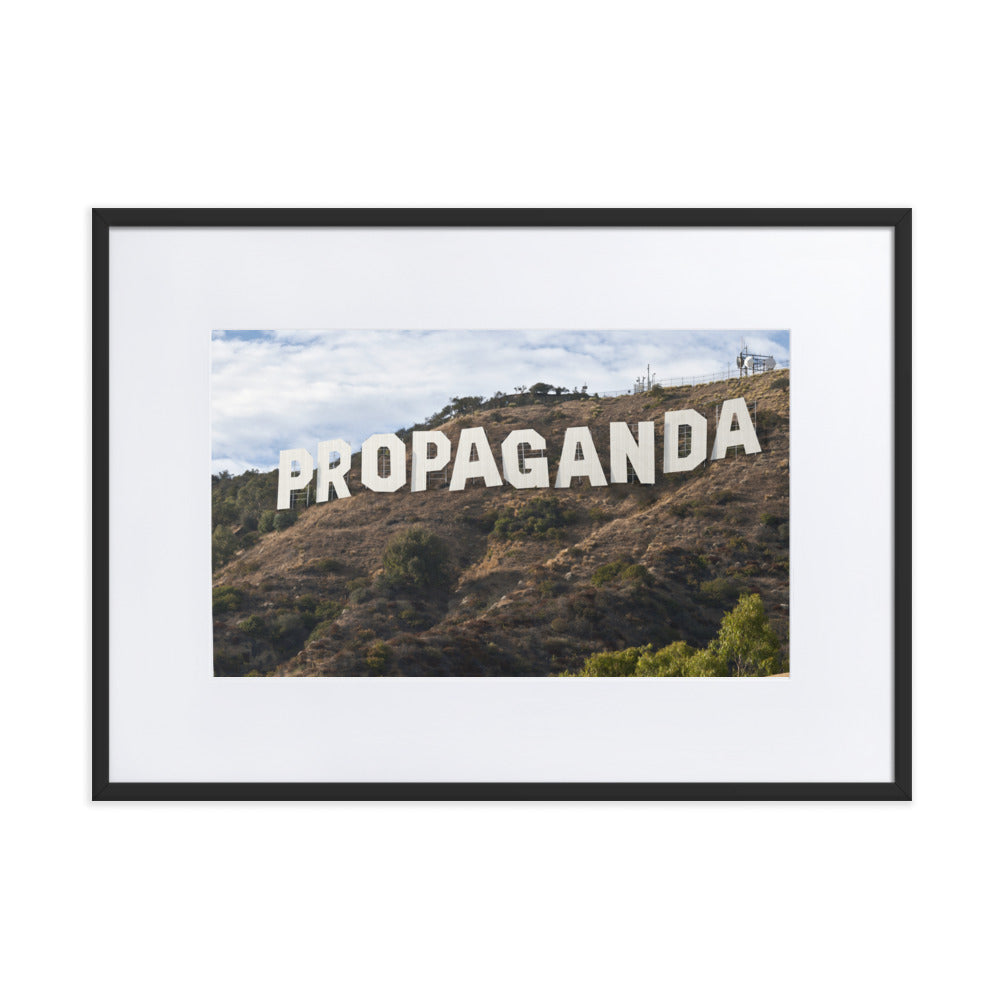 Hollywood Propaganda Framed Print