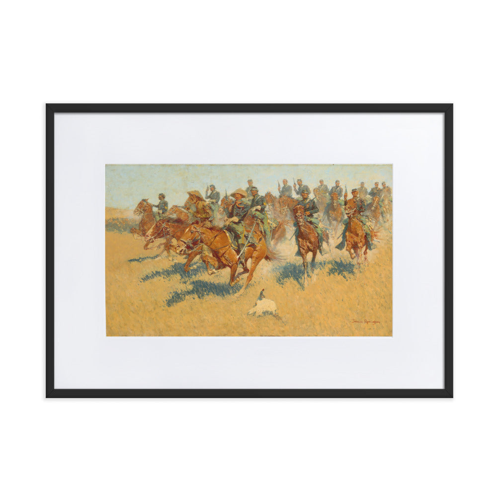 On the Southern Plains Frederic Remington Framed Print