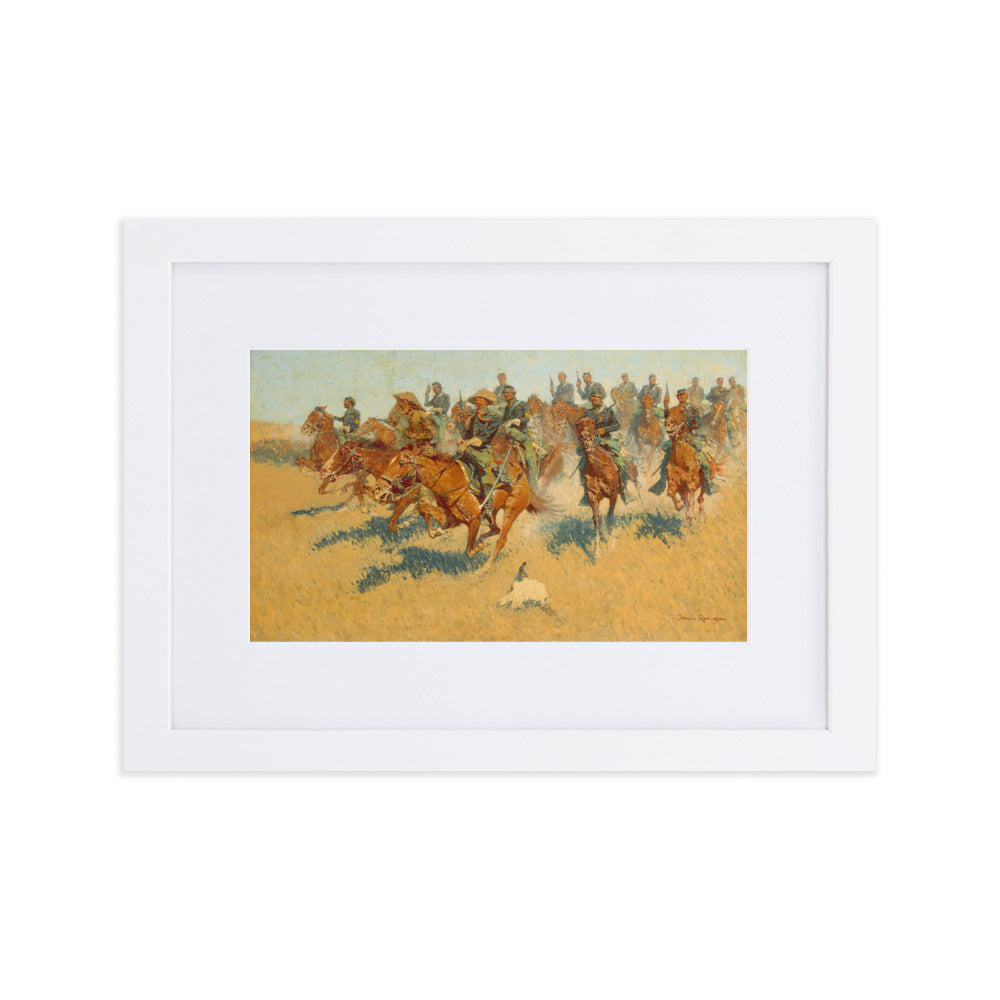 On the Southern Plains Frederic Remington Framed Print