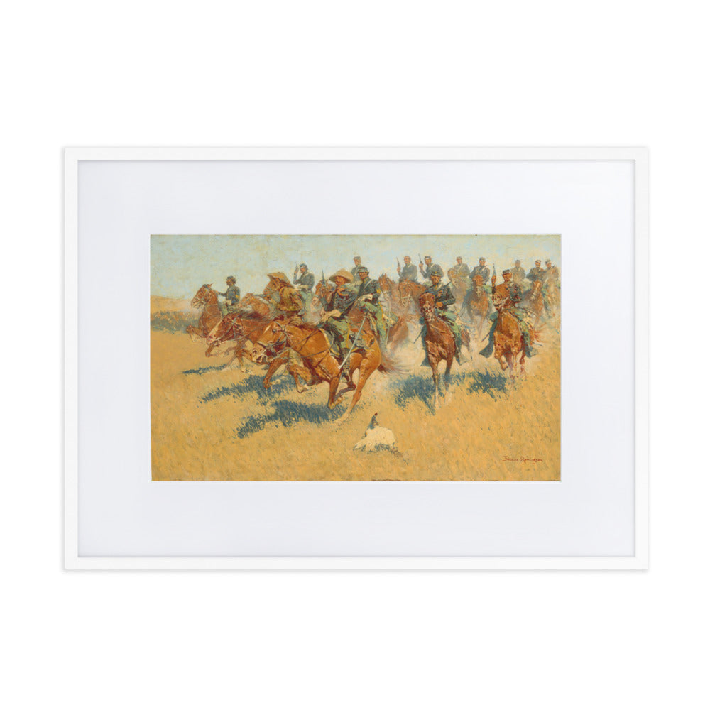 On the Southern Plains Frederic Remington Framed Print