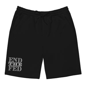 End the Fed Men's fleece shorts