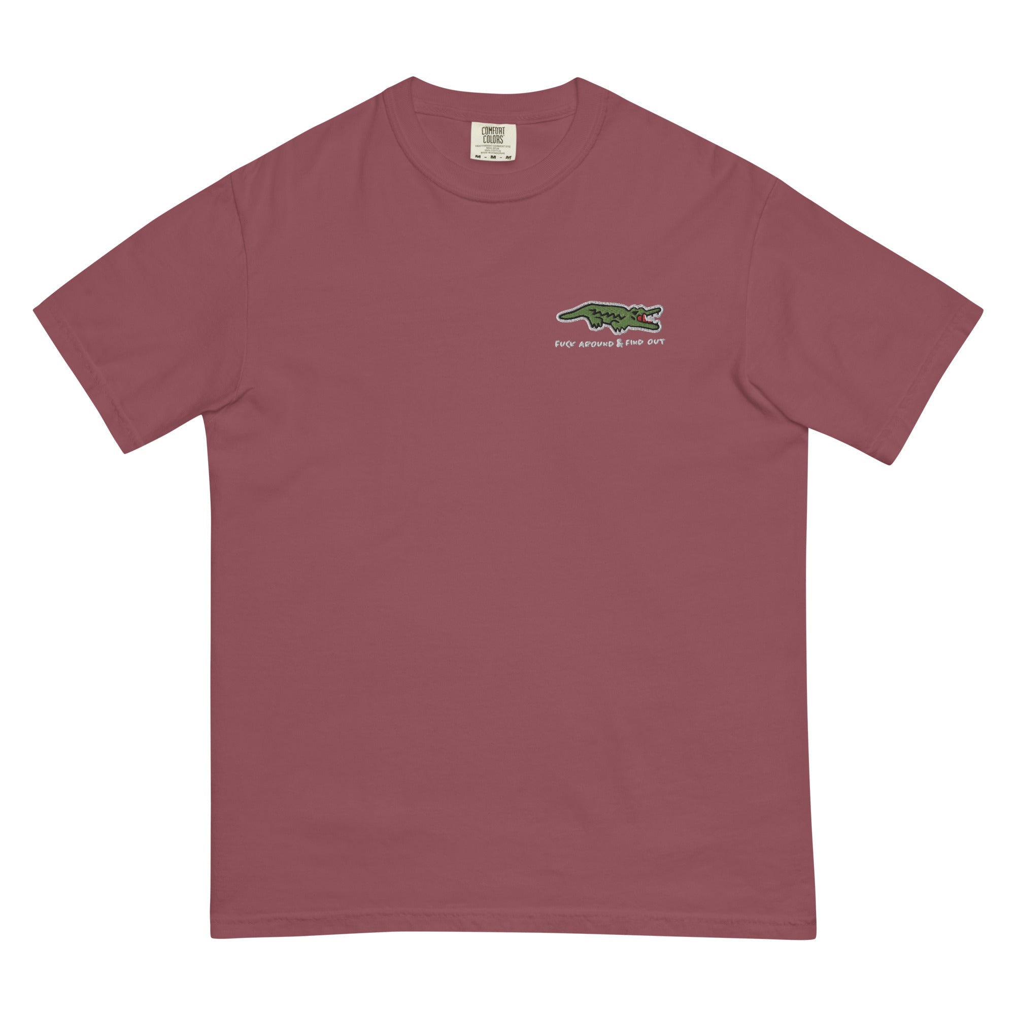 F Around and Find Out Alligator Garment-dyed Heavyweight T-Shirt