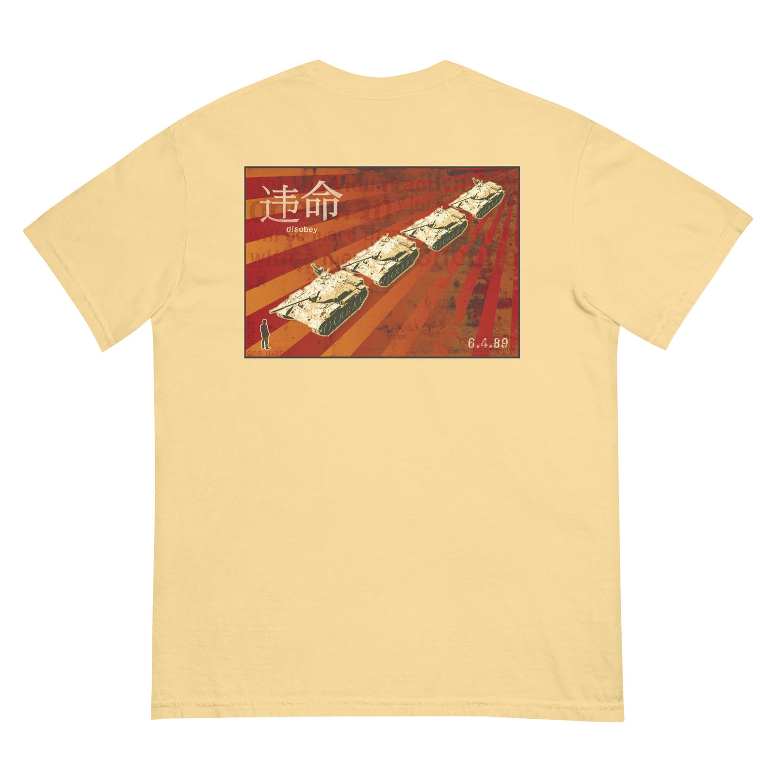 Tank Man Men’s Garment-dyed Heavyweight T-shirt