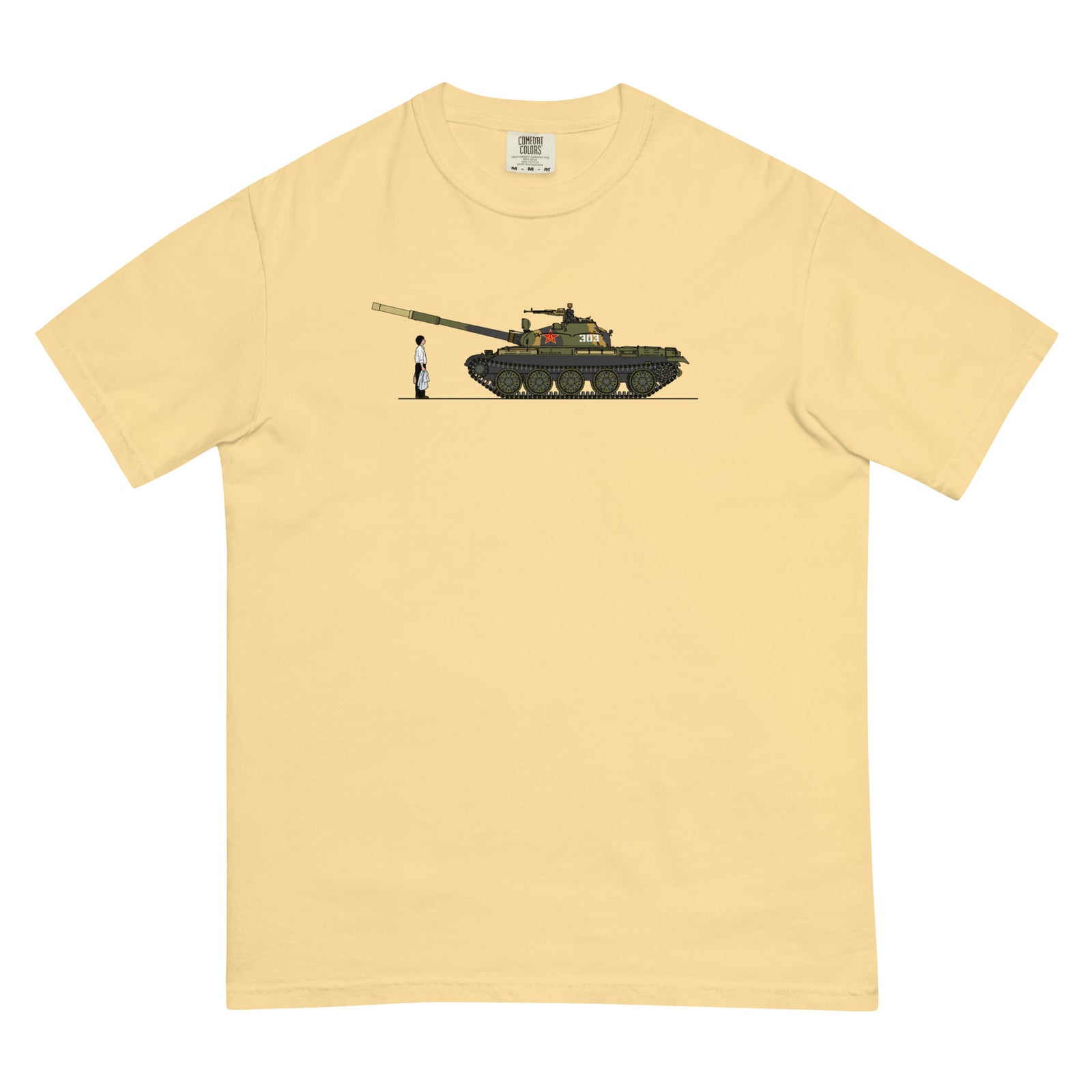 Tank Man Men’s Garment-dyed Heavyweight T-shirt