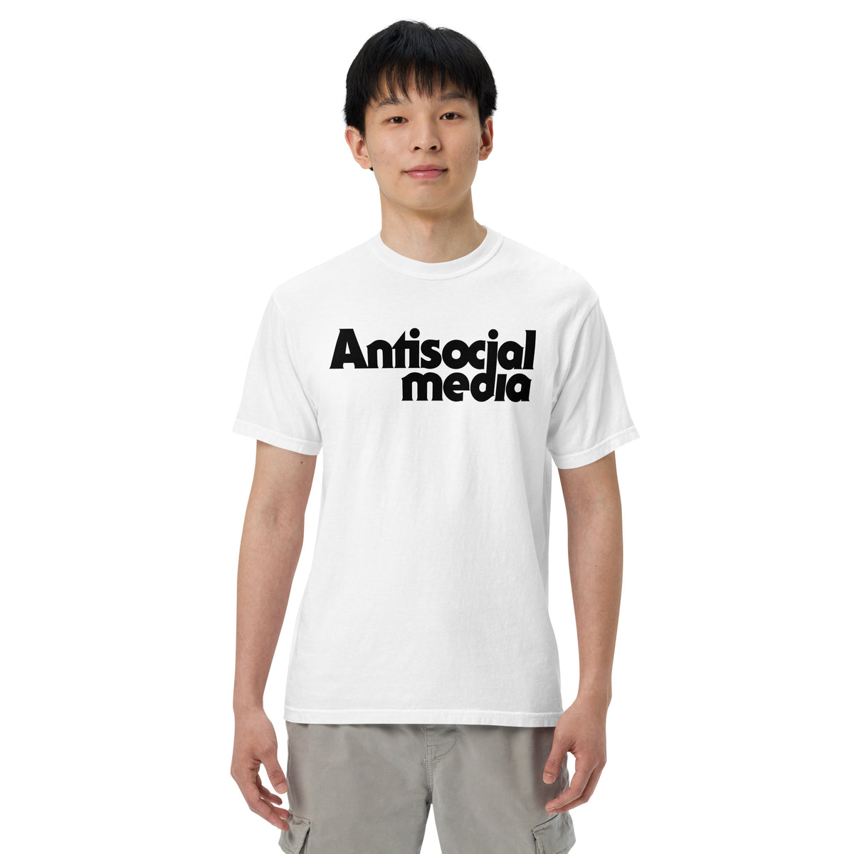 Antisocial Media Men’s Garment-Dyed Heavyweight T-shirt
