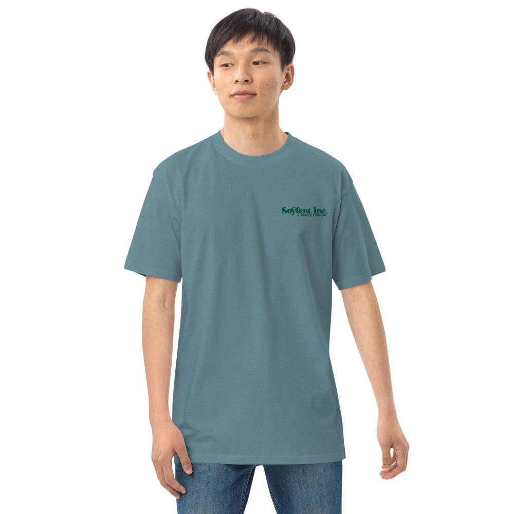 Soylent Green Men’s  Embroidered Heavyweight T-Shirt