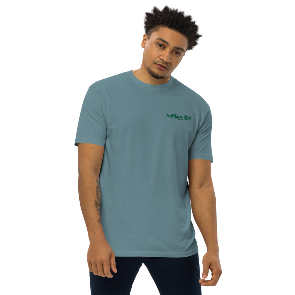 Soylent Green Men’s  Embroidered Heavyweight T-Shirt