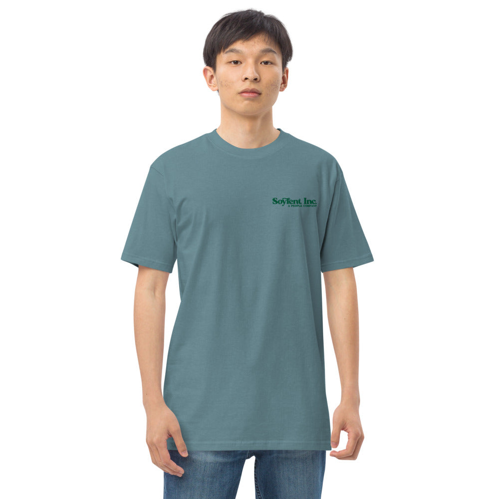 Soylent Green Men’s  Embroidered Heavyweight T-Shirt