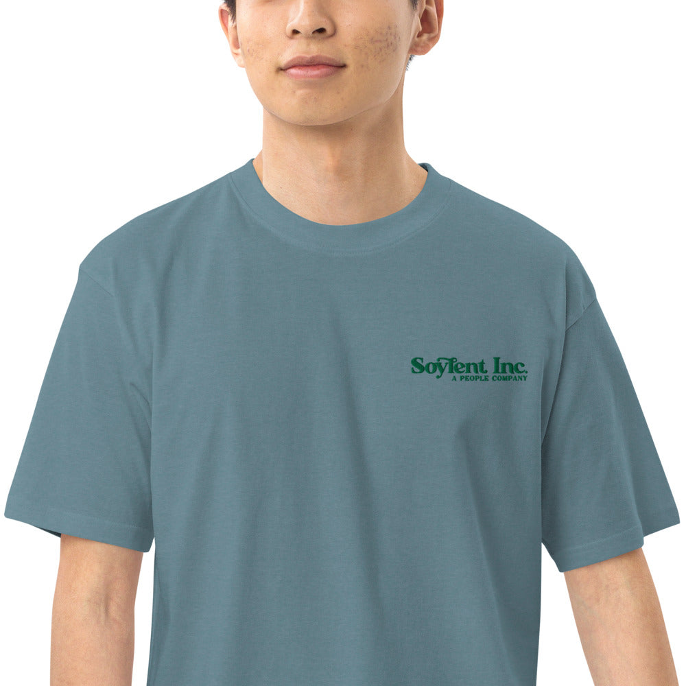 Soylent Green Men’s  Embroidered Heavyweight T-Shirt