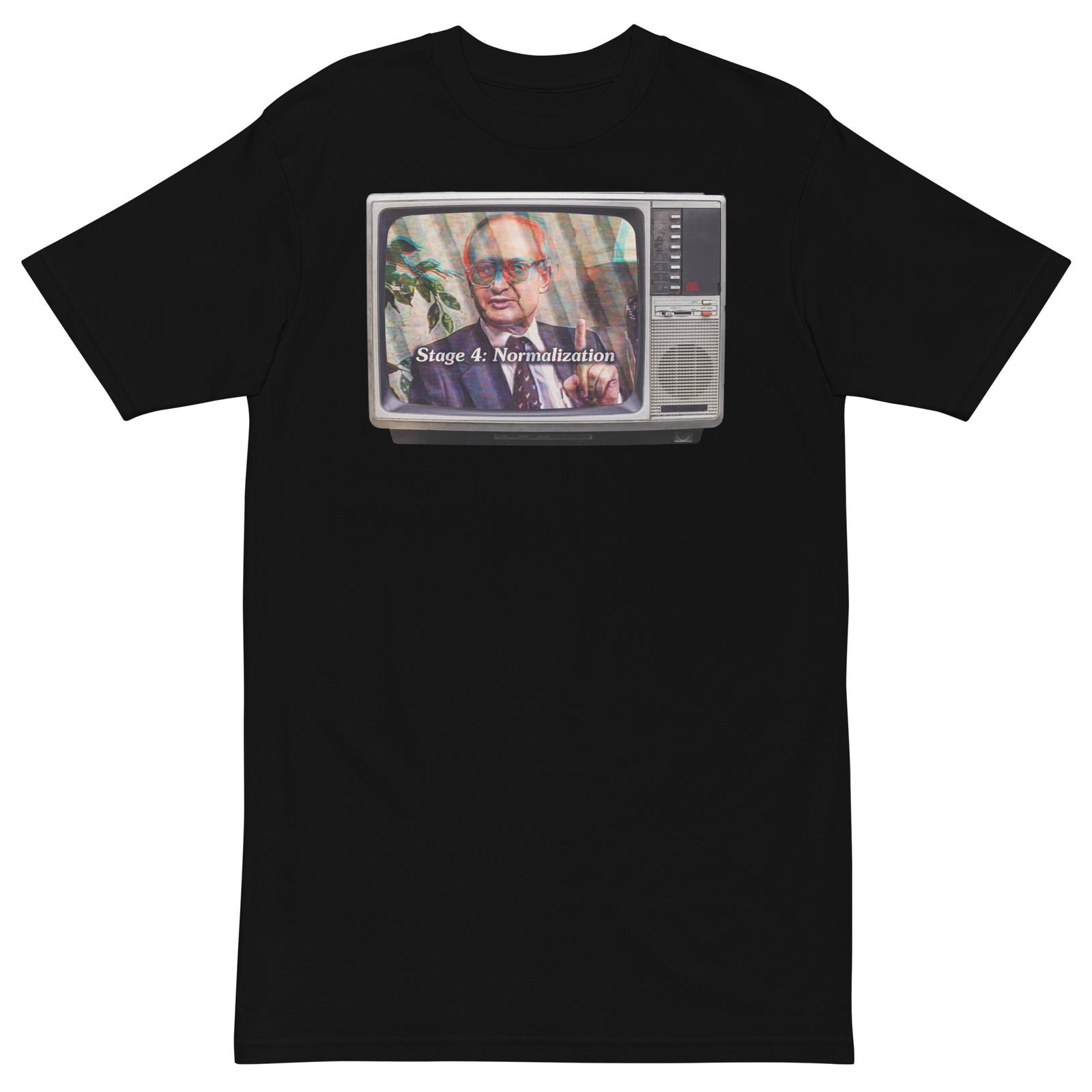 Yuri Bezmenov The Fourth Stages of Ideological Subversion Men’s Heavyweight Graphic Tee