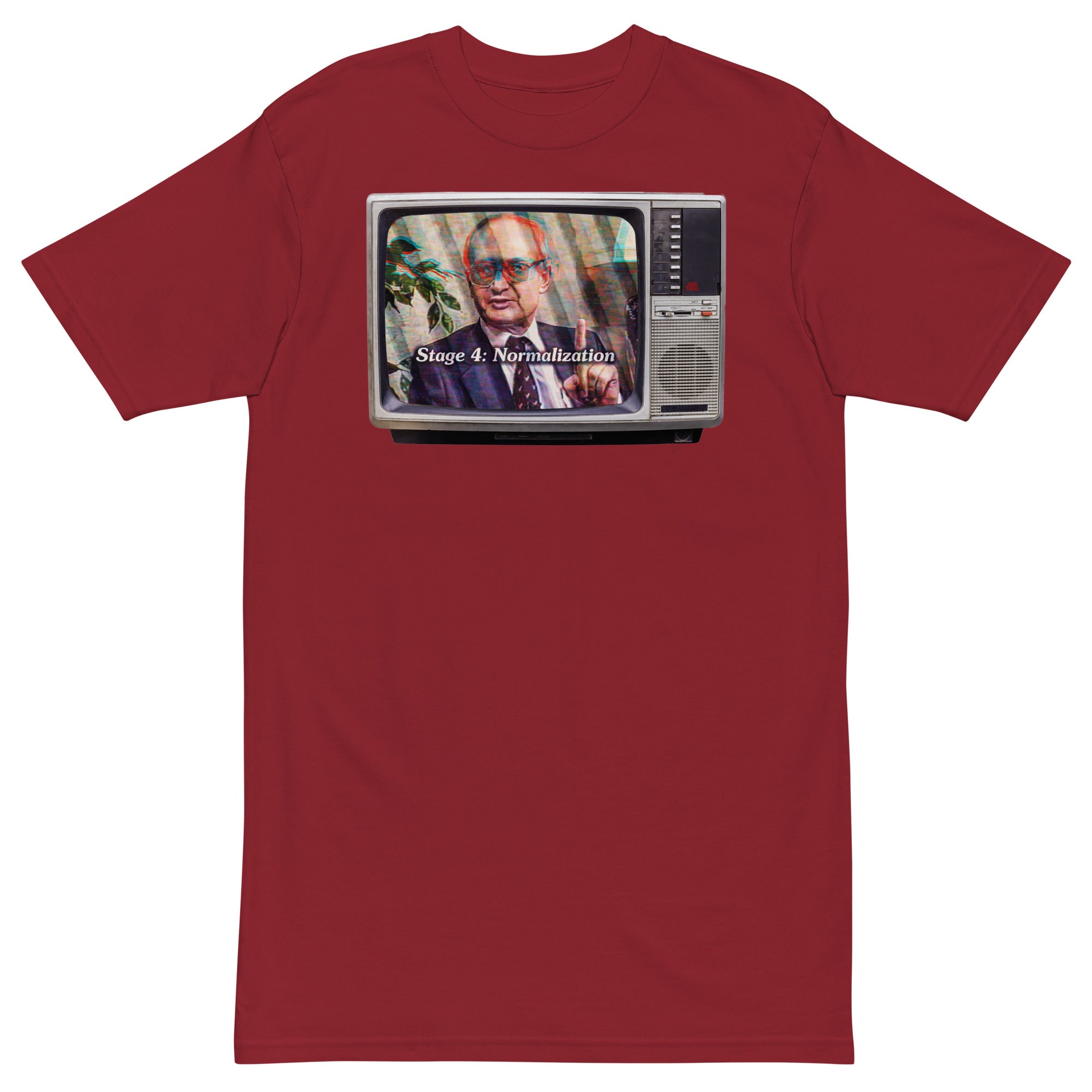 Yuri Bezmenov The Fourth Stages of Ideological Subversion Men’s Heavyweight Graphic Tee