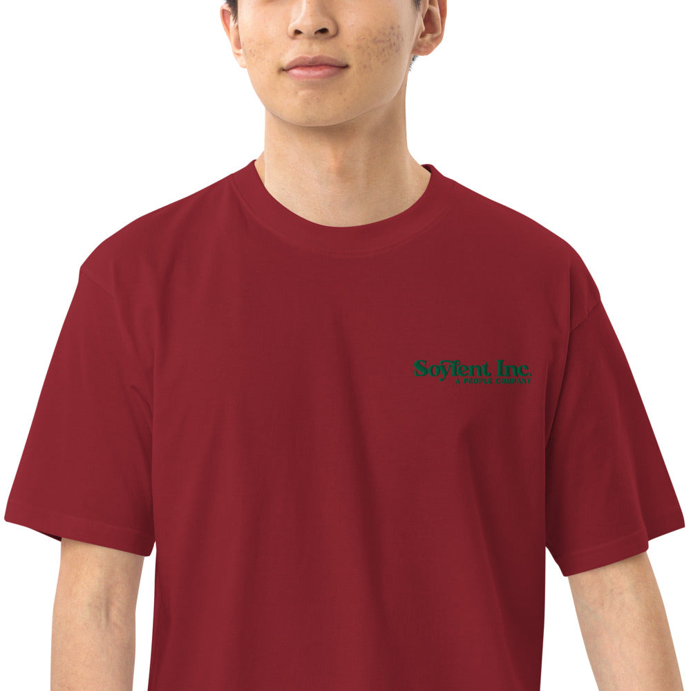Soylent Green Men’s  Embroidered Heavyweight T-Shirt