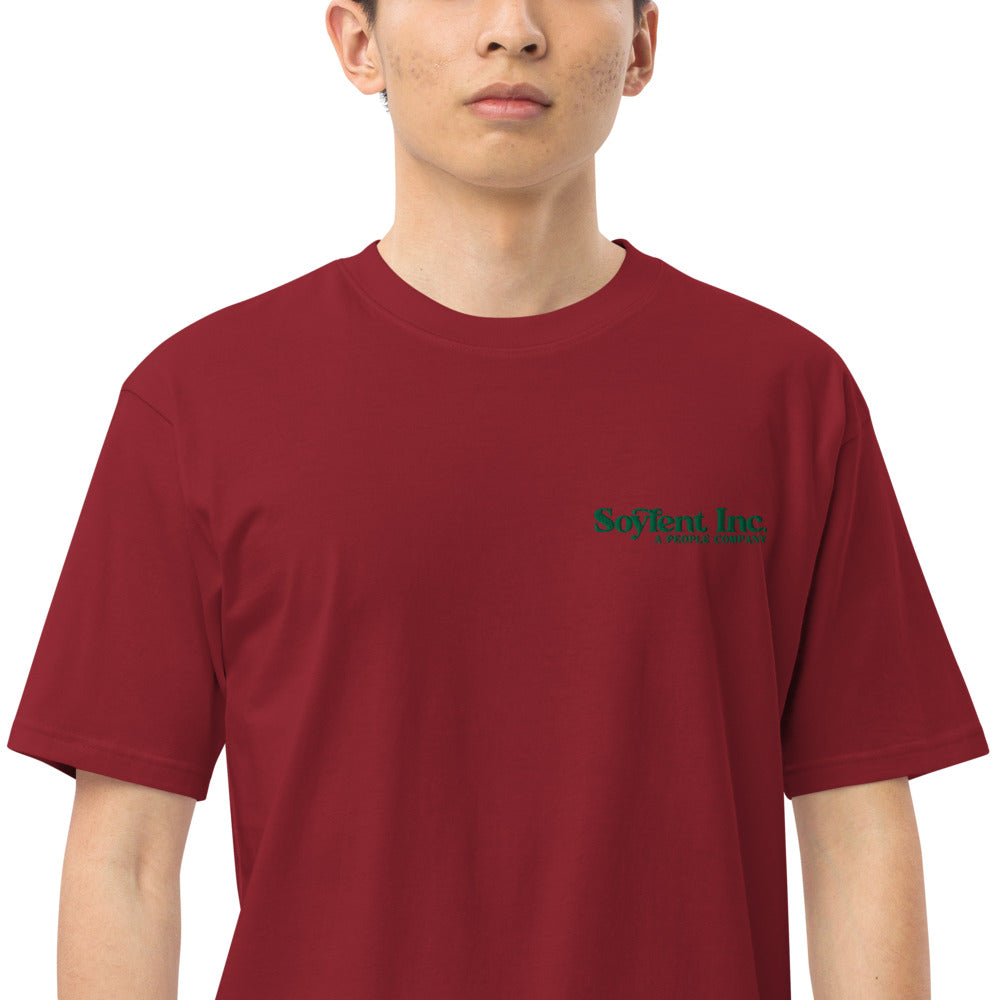 Soylent Green Men’s  Embroidered Heavyweight T-Shirt