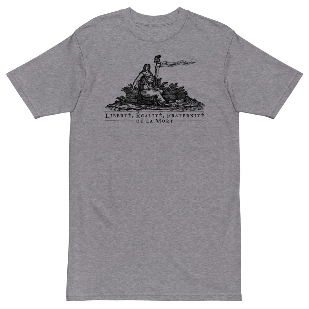 Liberte Equalite Fraternite ou la Mort Heavyweight tee