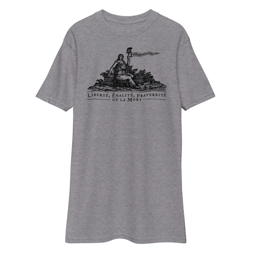 Liberte Equalite Fraternite ou la Mort Heavyweight tee