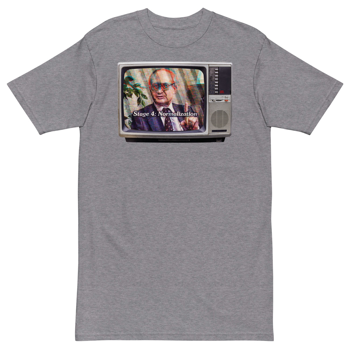 Yuri Bezmenov The Fourth Stages of Ideological Subversion Men’s Heavyweight Graphic Tee