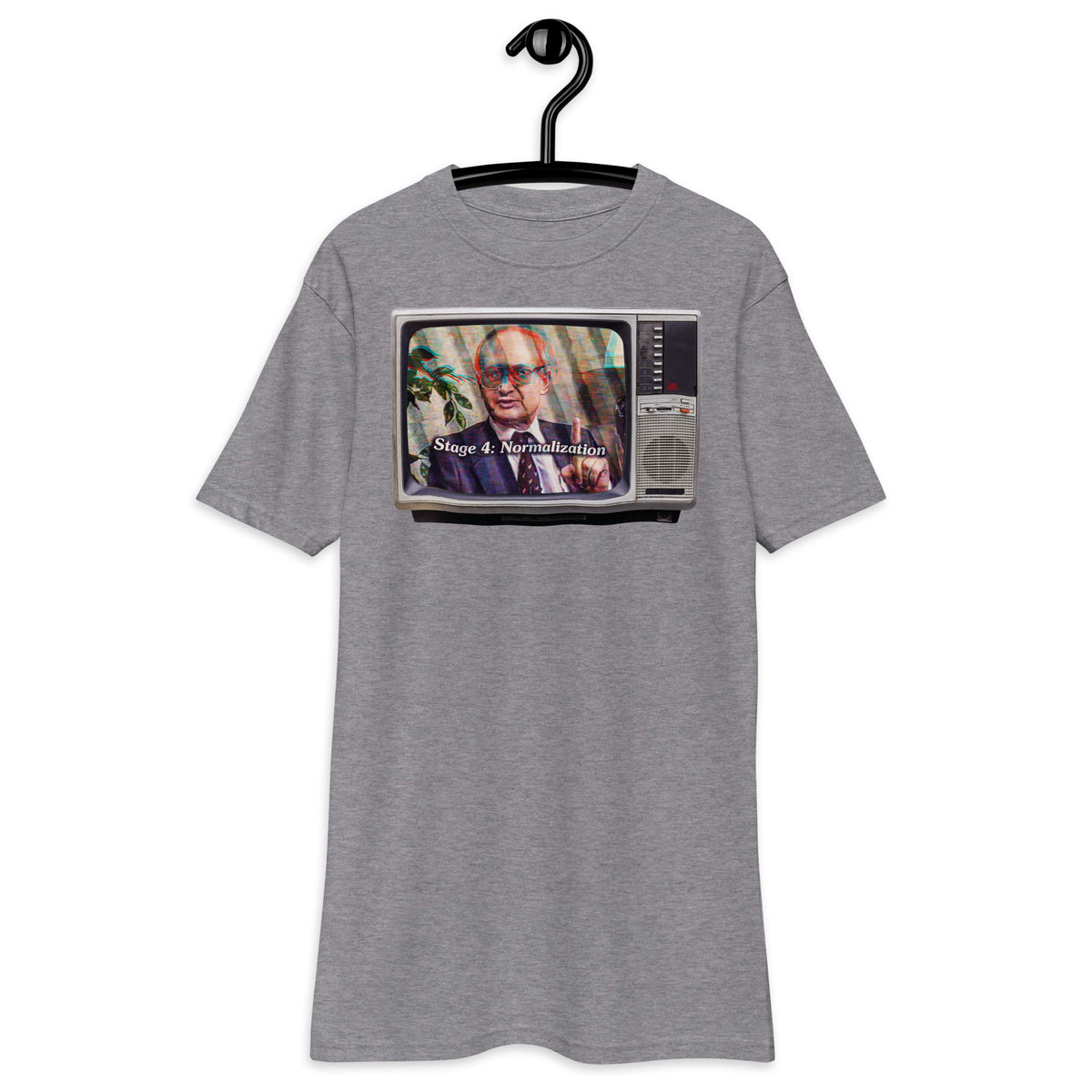 Yuri Bezmenov The Fourth Stages of Ideological Subversion Men’s Heavyweight Graphic Tee