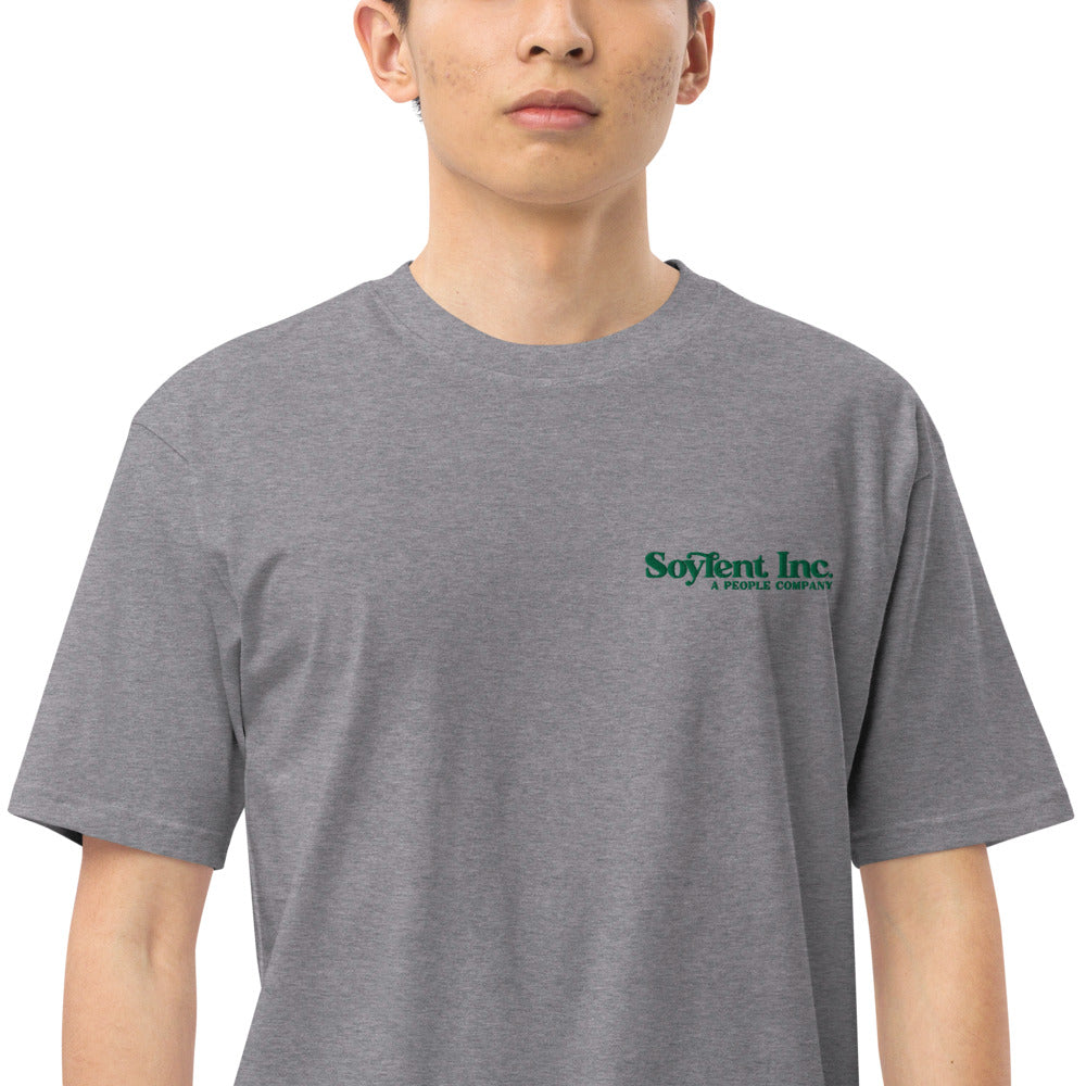 Soylent Green Men’s  Embroidered Heavyweight T-Shirt