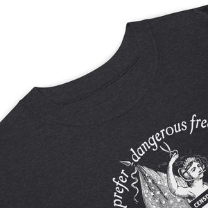 I Prefer Dangerous Freedom Jefferson Quote Premium heavyweight T-Shirt