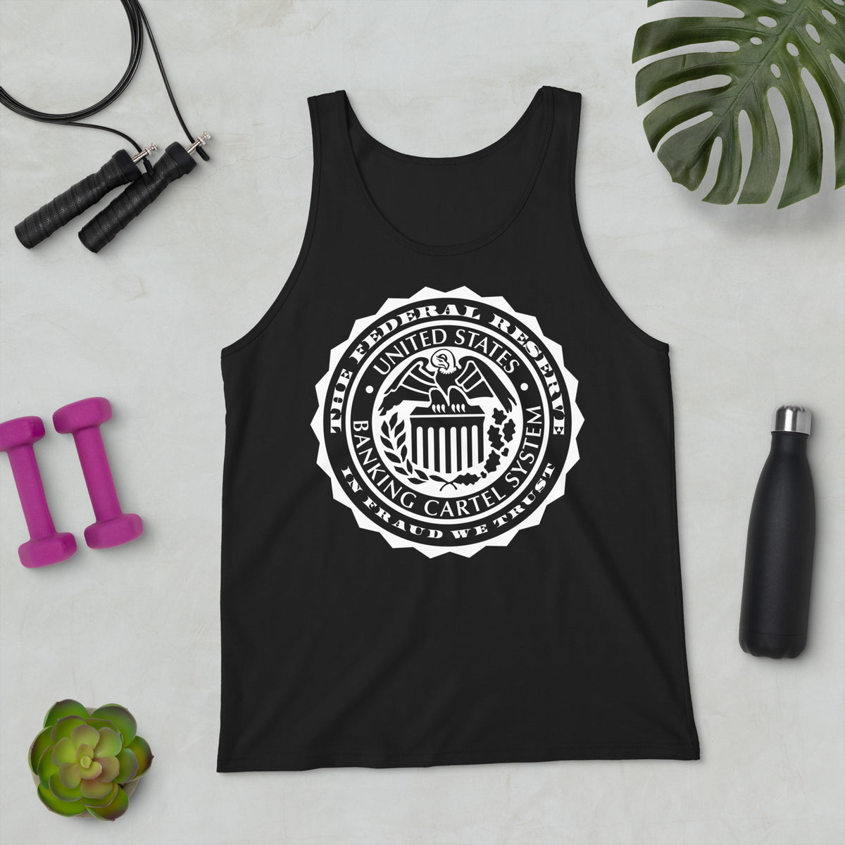 Federal Reserve Banking Cartel Unisex Tank Top