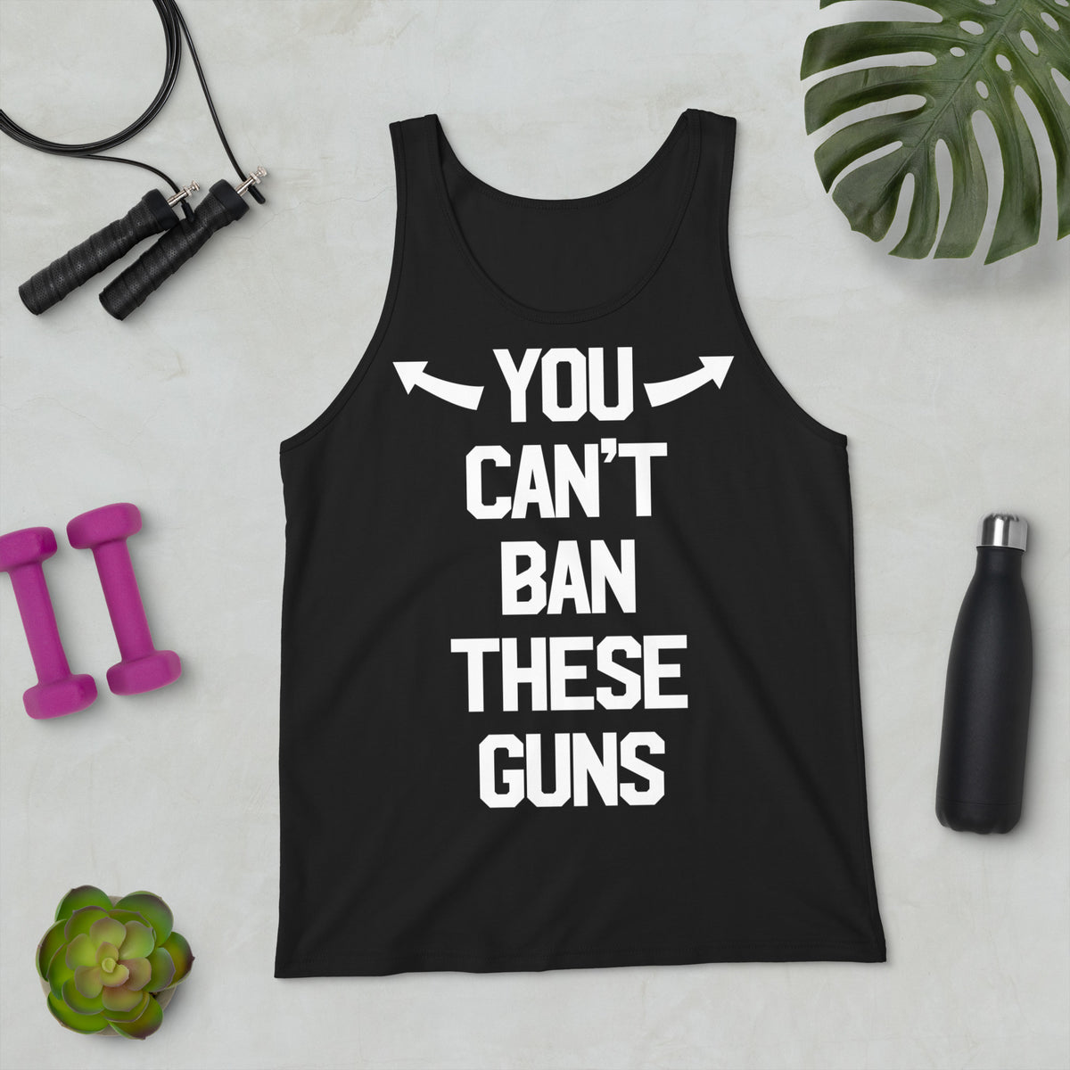 Right To Bare Arms Fine Jersey Tank Top - Liberty Maniacs