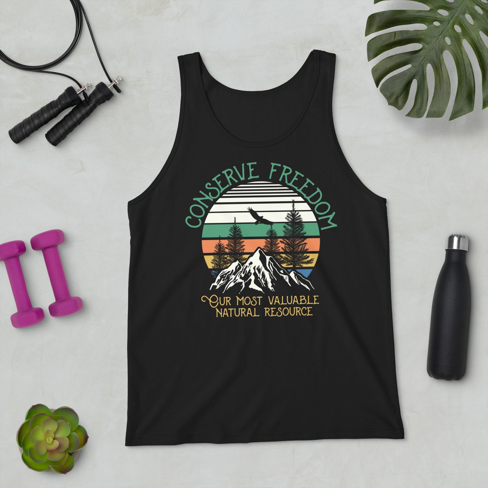 Conserve Freedom Unisex Tank Top