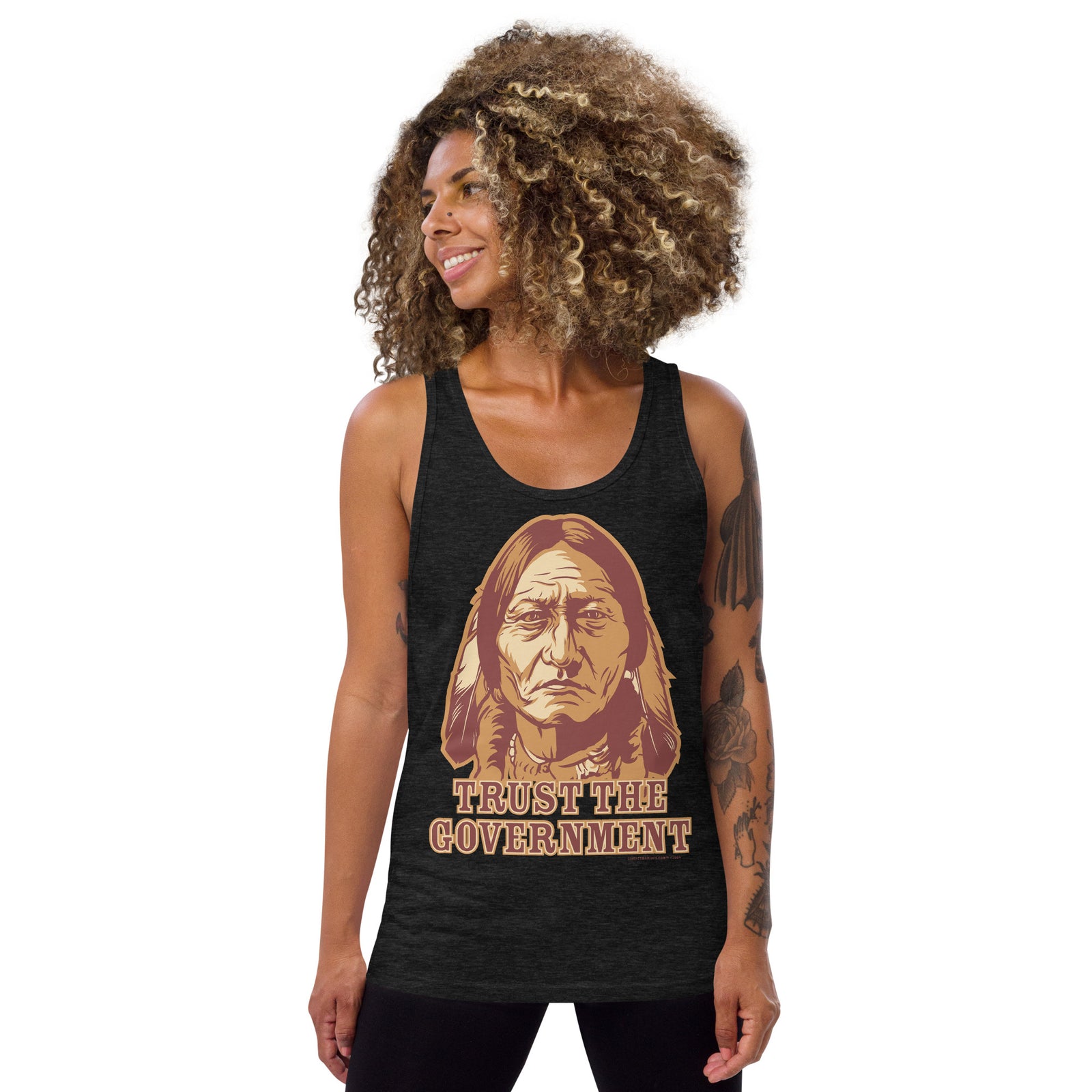 Trust the Government Sitting Bull Tank Tops
