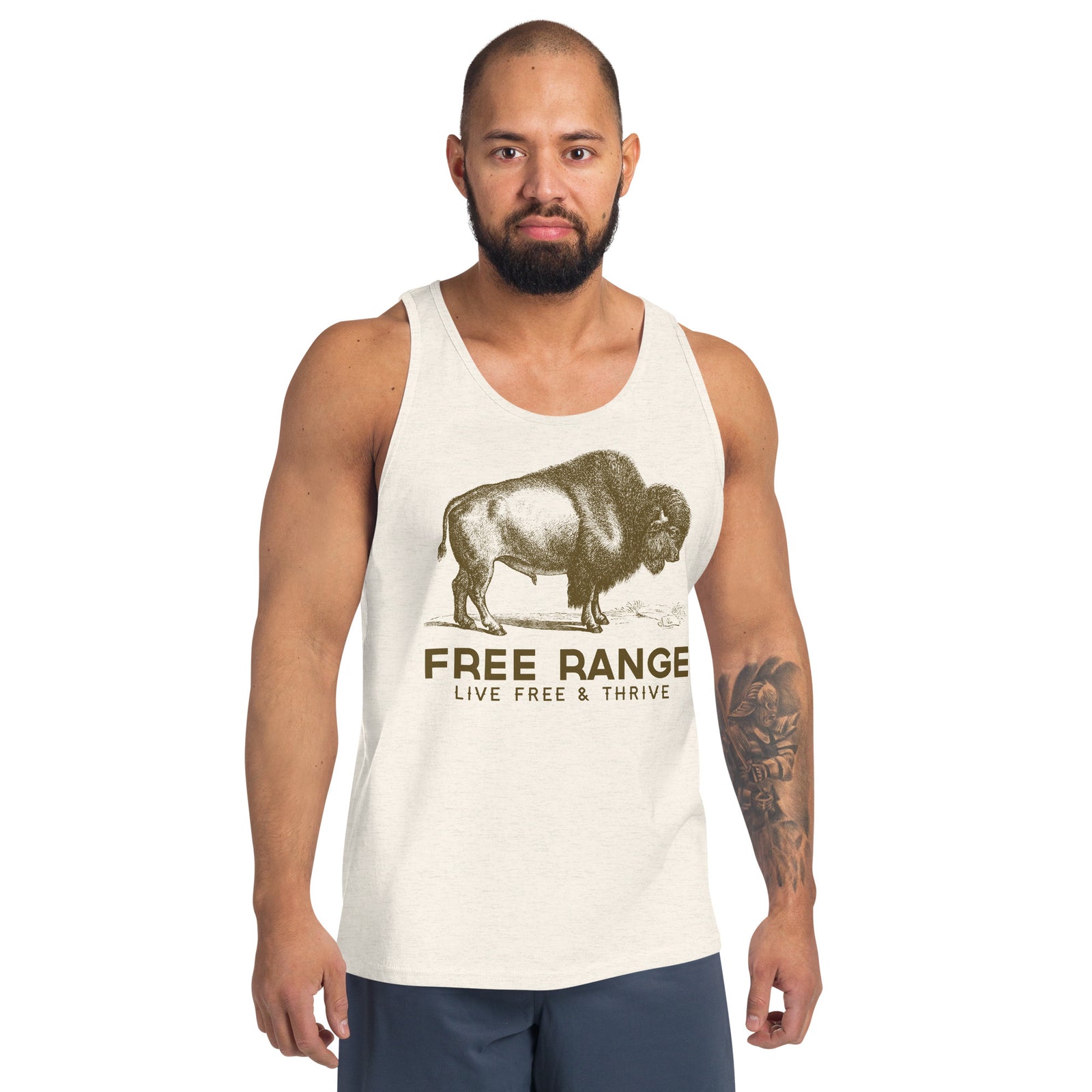 Free Range Live Free Unisex Tank Top