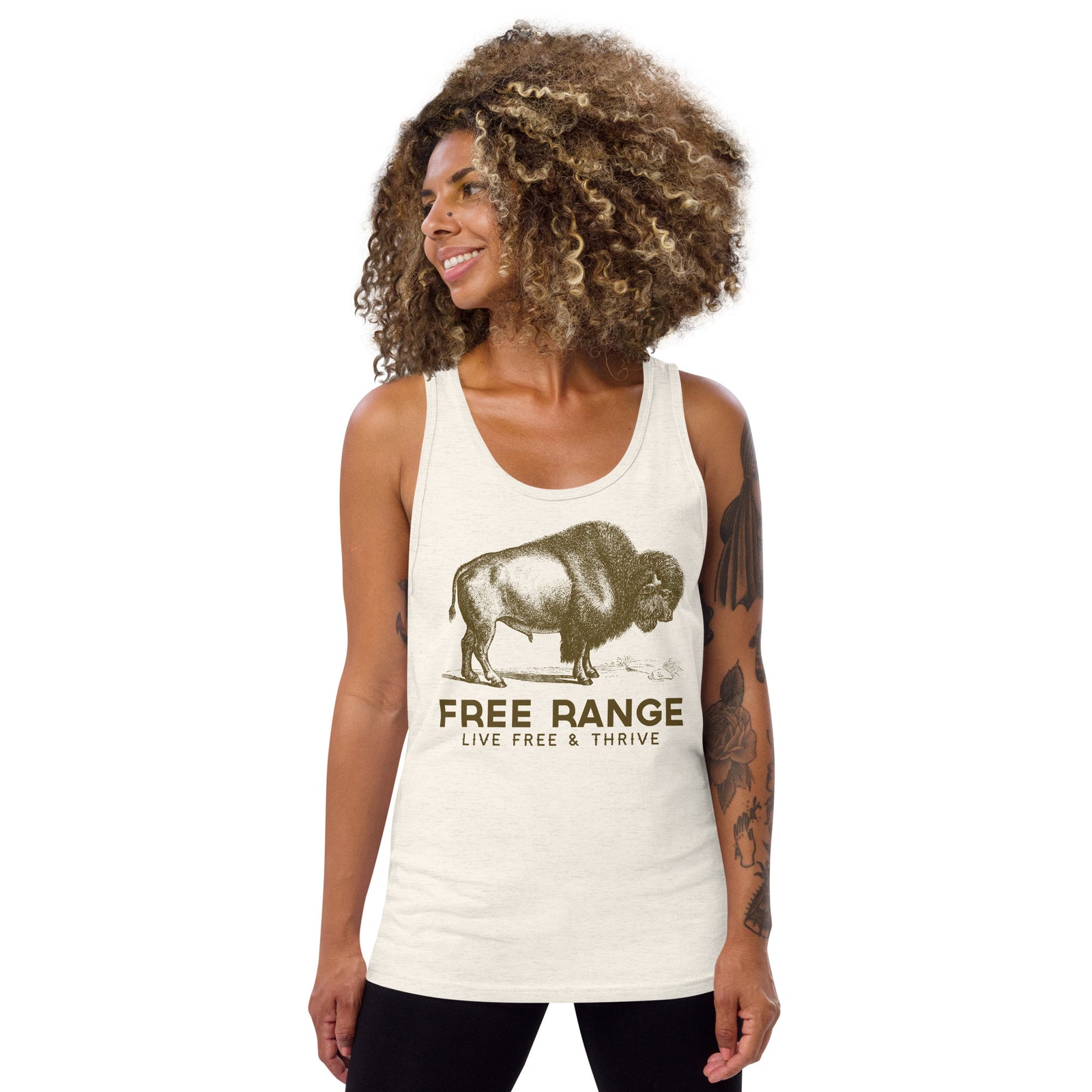 Free Range Live Free Unisex Tank Top