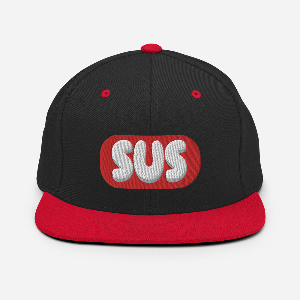 Sustrucker Snapback Hat. Funny Cap, Among Us 