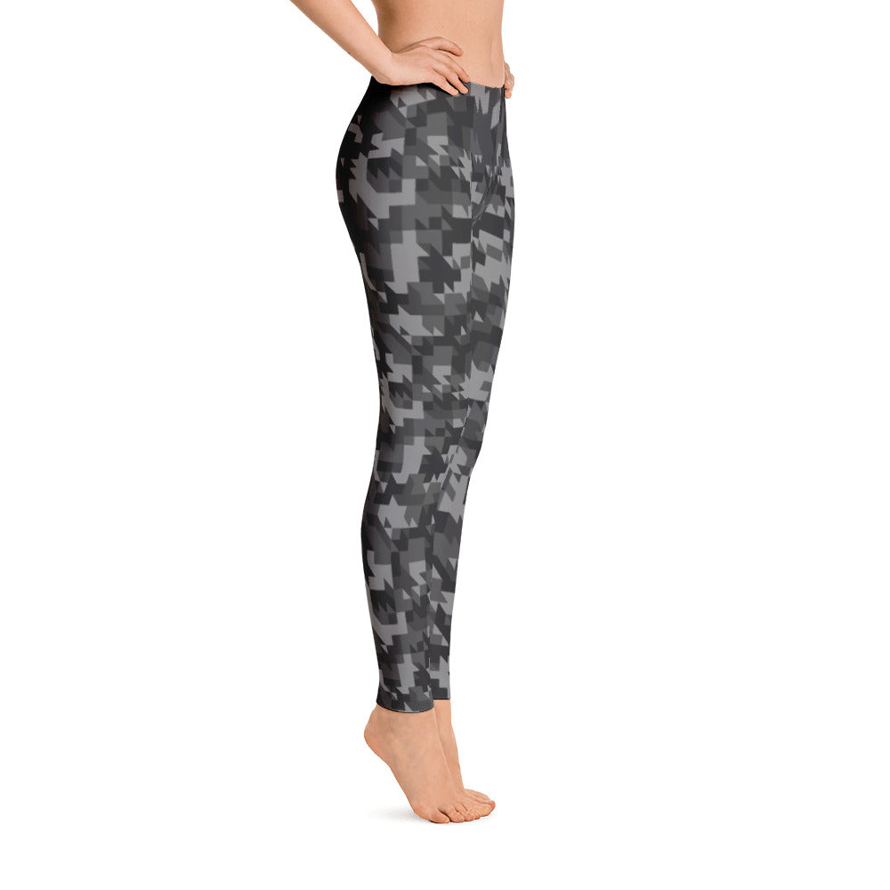 Geomaze Midnight Camouflage Handsewn Leggings