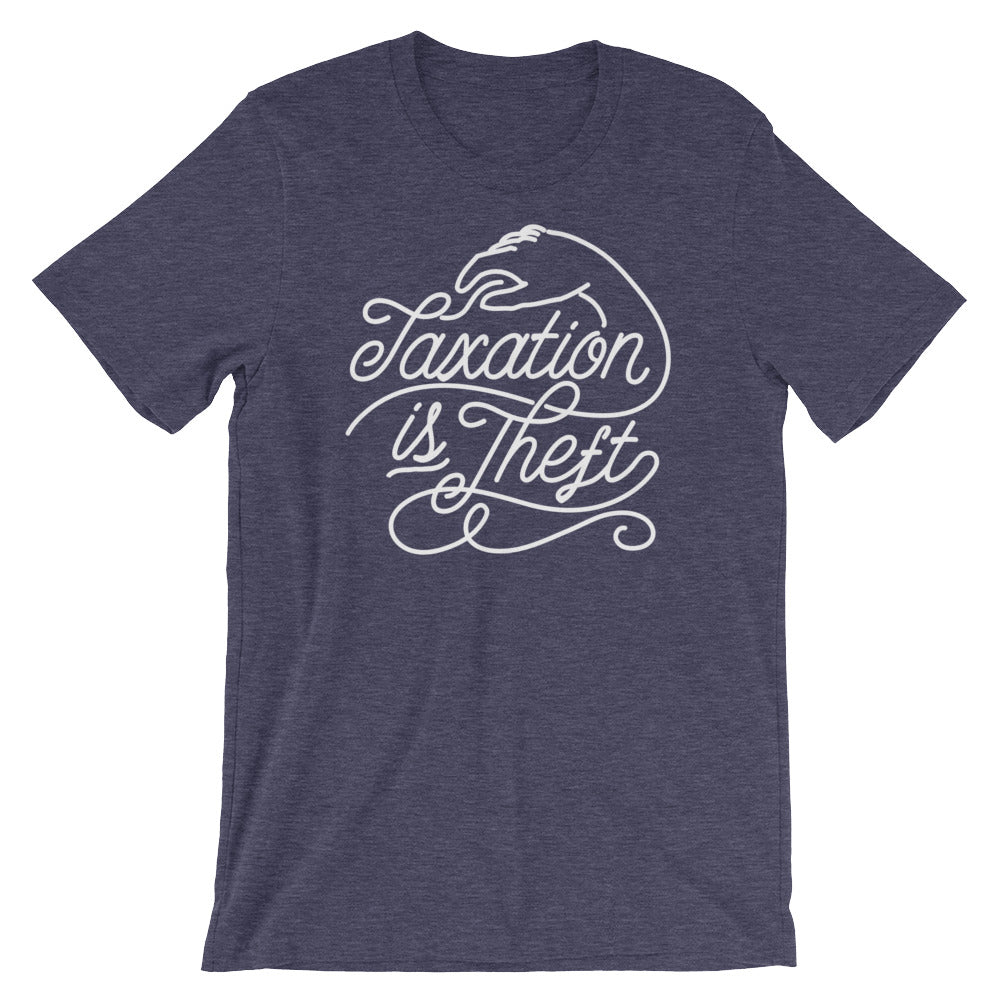 Taxation Is Theft Script T-Shirt