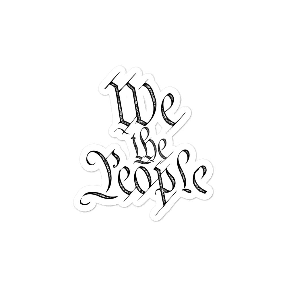 We the People Sticker