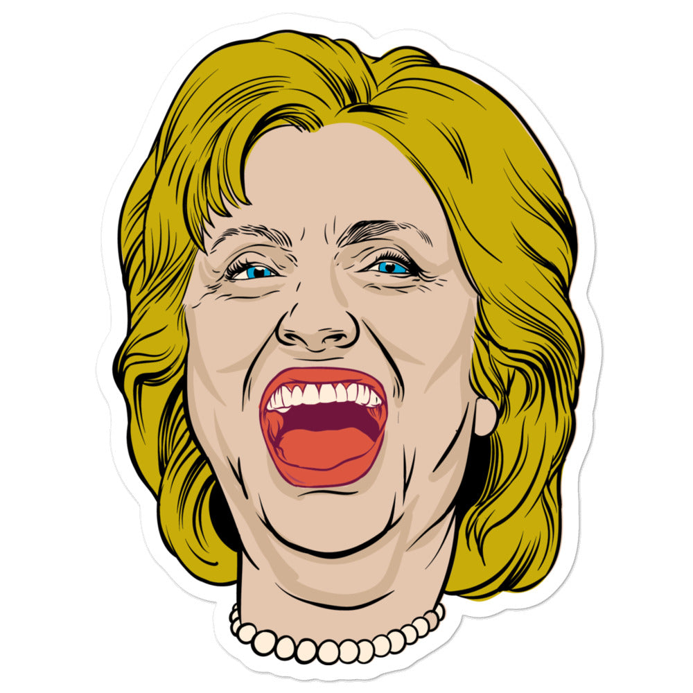Hillary Cackle Sticker