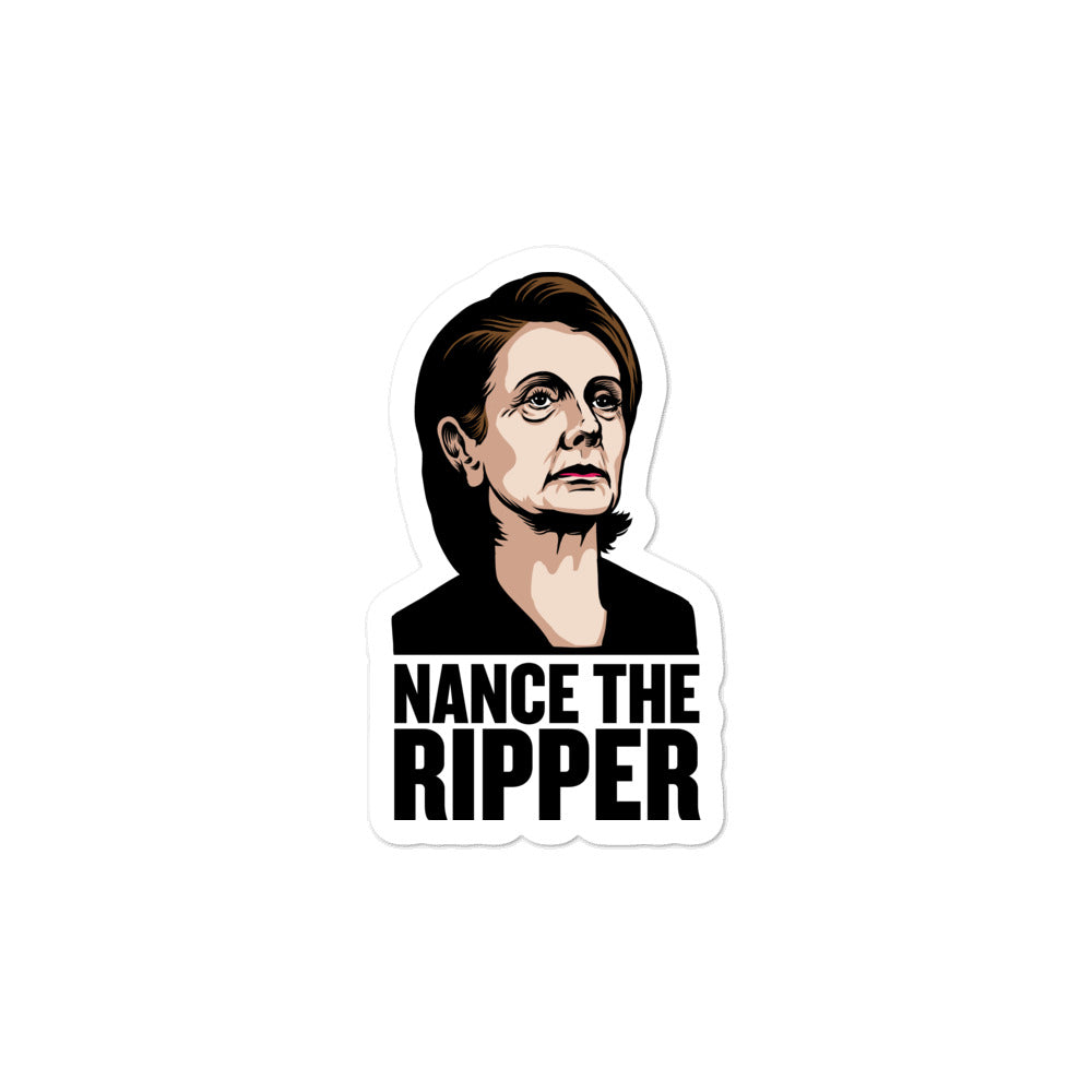 Nance the Ripper Nancy Pelosi Sticker