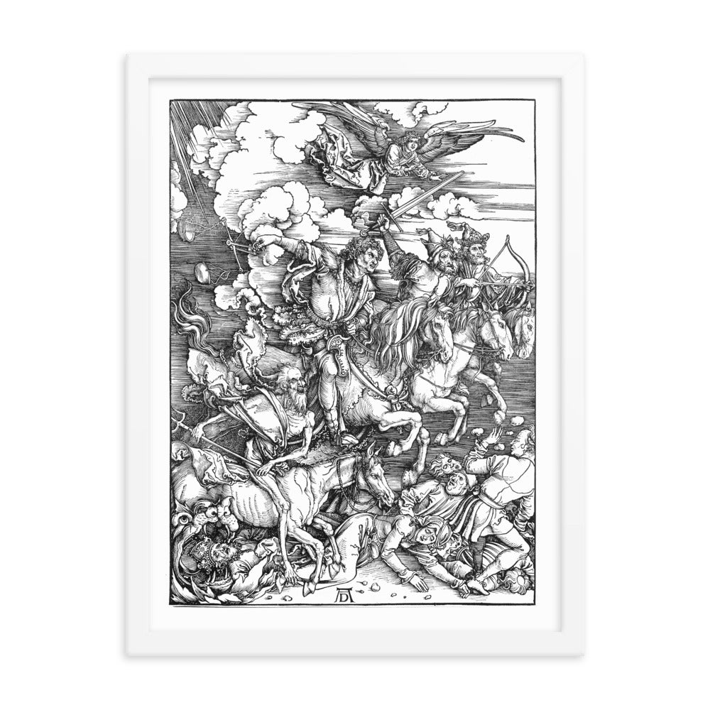 Albrecht Dürer Framed Four Horsemen of the Apocalypse Giclée Print