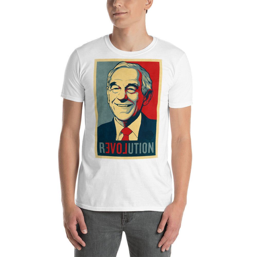 Ron Paul Revolution Graphic Short-Sleeve Unisex T-Shirt